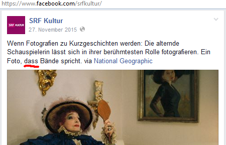 facebook.com, SRF Kultur
